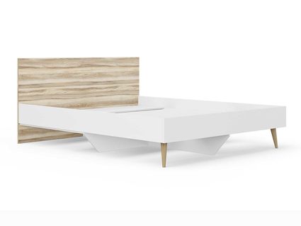 Кровать Сонум Ines Ясень ориноко + белый 80х190