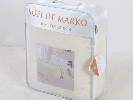 Плед Софи де Марко Стелла (молоко) 160х220