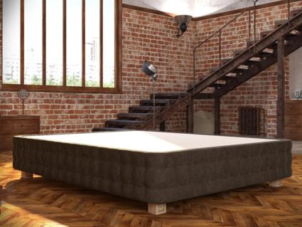 Кровать Mr.Mattress Twin Box велюр Toffee 265