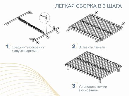 Основание Димакс Престиж с ножками 165