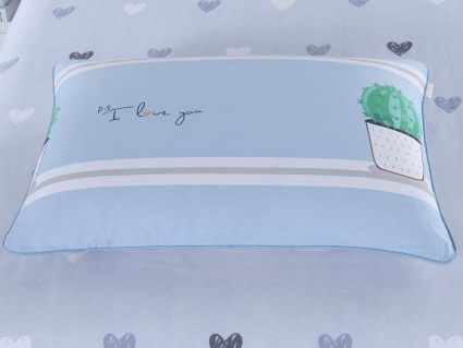 Комплект постельного белья Софи де Марко Кактус (голубой) 1,5-спальный