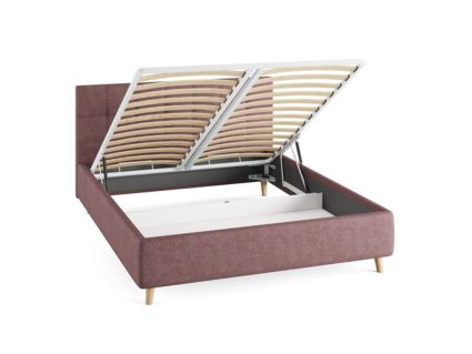 Кровать Сонум Bella Рогожка Мокко (с подъемным механизмом) 160х190