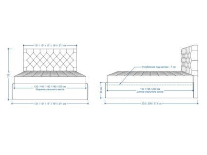 Кровать Lonax Элоиза велюр Dolly-13 (с основанием) 140х190