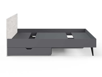 Кровать Сонум Ines Ясмунд + серый