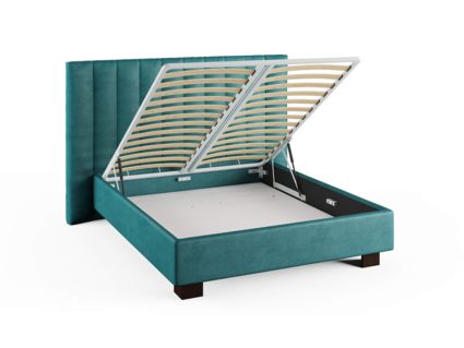 Кровать Сонум Barbara Рогожка Мокко (с подъемным механизмом) 140х200