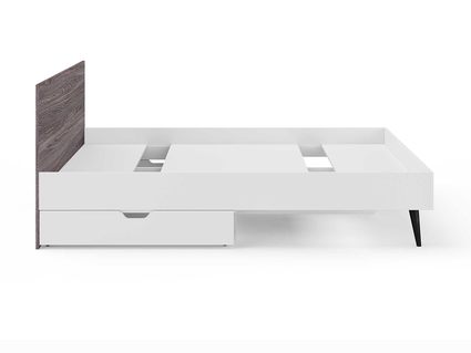 Кровать Сонум Ines Ясень анкор + белый 80х200