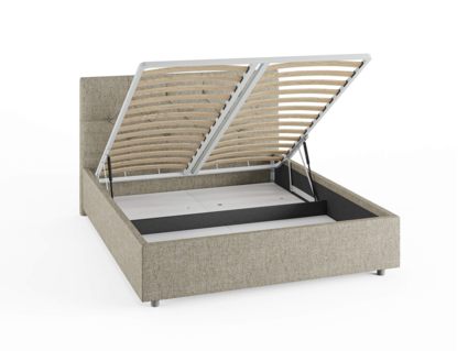 Кровать Сонум Bari Кашемир Серый (с подъемным механизмом) 180х200