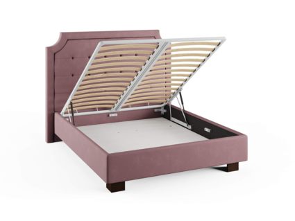 Кровать Сонум Elysium Экокожа Белая (с подъемным механизмом) 160х190