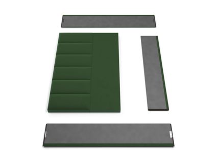 Кровать Lonax Милана велюр Dolly-17 (с основанием)