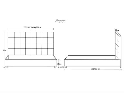 Кровать Димакс Нордо Опал 120х200