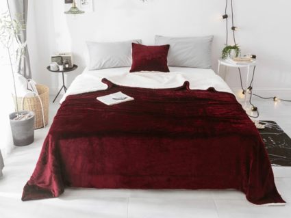 Плед Софи де Марко Жадор (бордо) 160х220