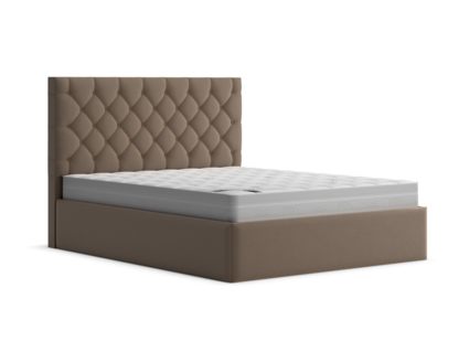 Кровать Lonax Элоиза велюр Dolly-13 (с основанием) 140х190