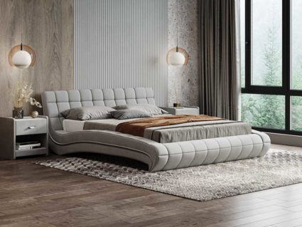 Кровать Сонум Milano Кашемир Бежевый 120х190