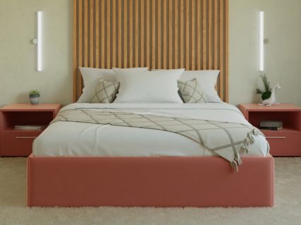 Кровать Lonax Белла велюр Dolly-13 (с основанием) 180х190