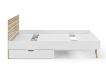 Кровать Сонум Ines Ясень ориноко + белый 80х190