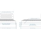 Кровать Lonax Венеция велюр Dolly-8 (с подъемным механизмом) 200х200