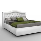 Кровать Sleeptek Premier 6 Экокожа White 180х190