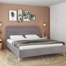 Кровать Sontelle Style Kipso Malta grey 160х190