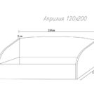 Кровать Димакс Априлия Опал 90х190