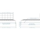 Кровать Lonax Адель велюр Dolly-17 (с основанием) 120х200