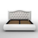 Кровать Sleeptek Premier 6 Экокожа White 140х200